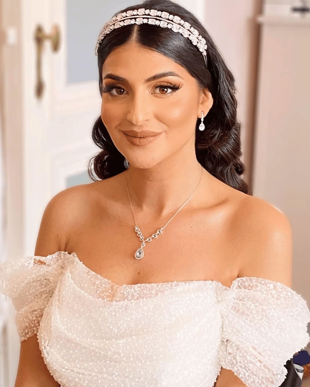 Wedding makeup and hairstyle by Pink Soul