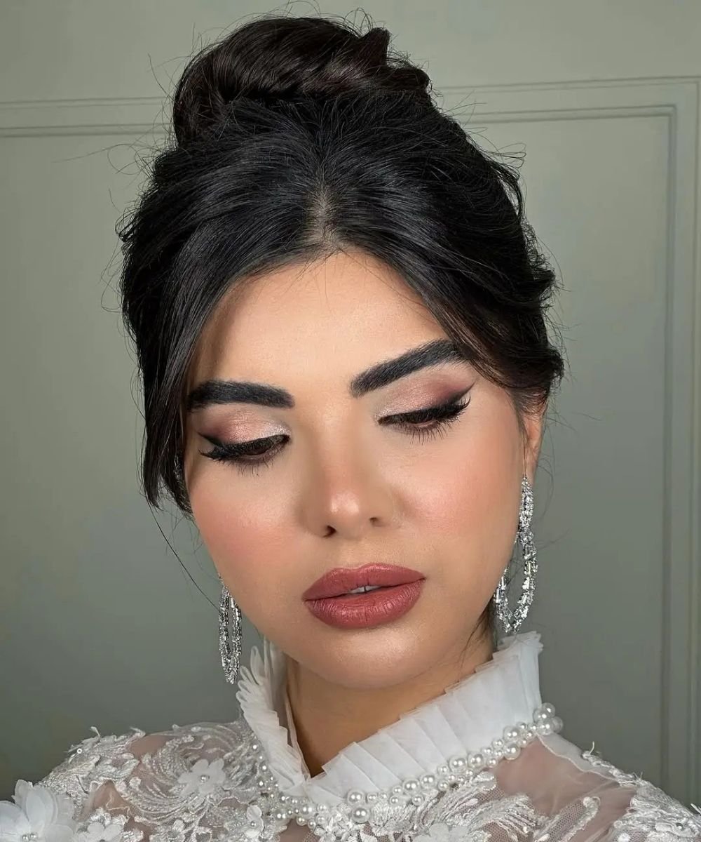 After Arabic makeup and hairstyle by Pink Soul