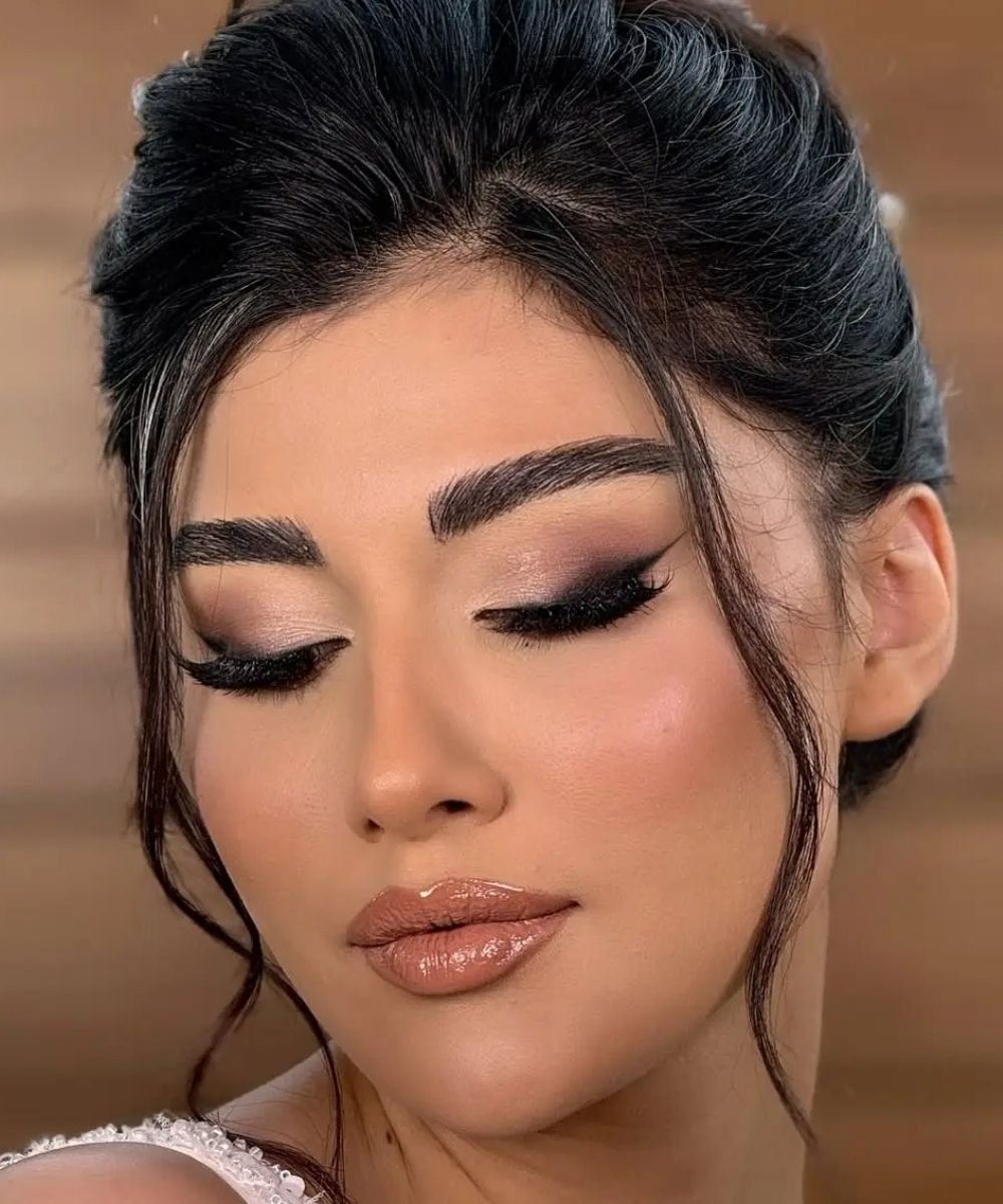 After full glam makeup and hairstyle by Pink Soul