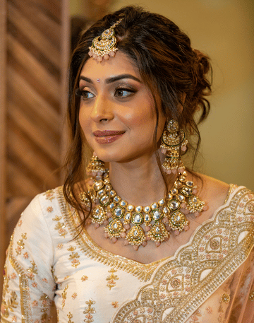 Natural Soft Bridal Glam Look
